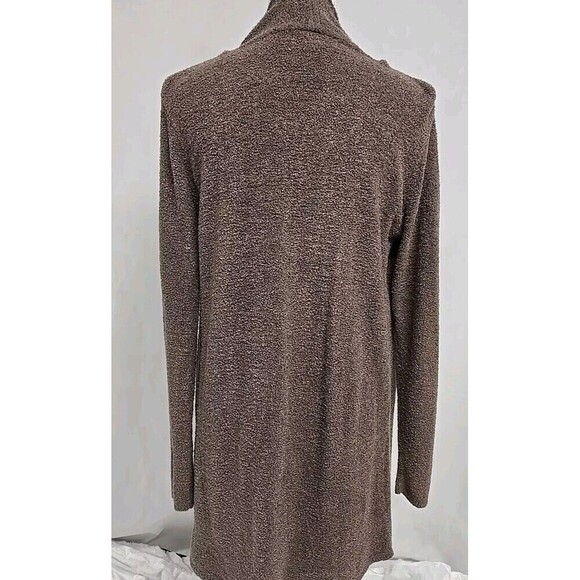 Barefoot Dreams Bamboo Chic Lite Calypso Wrap Cardigan Sweater Cocoa Brown L/XL - Picture 5 of 11